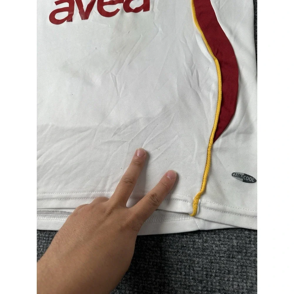 Mens Soccer Adidas Galatasaray Away ClimaCool White Red Jersey 2006, Size M